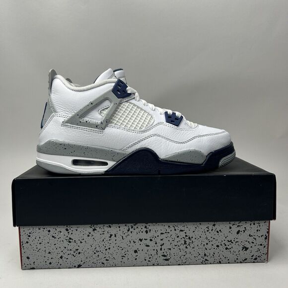 Nike Air Jordan 4 Retro GS “Midnight Navy” 2023 - Picture 4 of 7